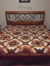 A long time project finally finished and on my bed!