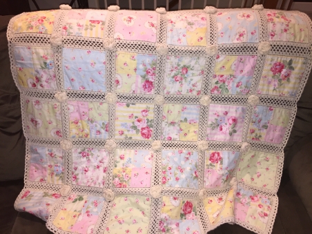 Finally! Granddaughter is about 15 months now - here's her quilt.
