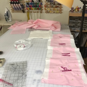 Making a banner for granddaughter gazebo