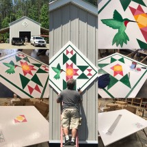 Barn quilt for my husband's barn